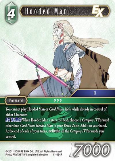Hooded Man EX 11-054R Opus XI Final Fantasy card