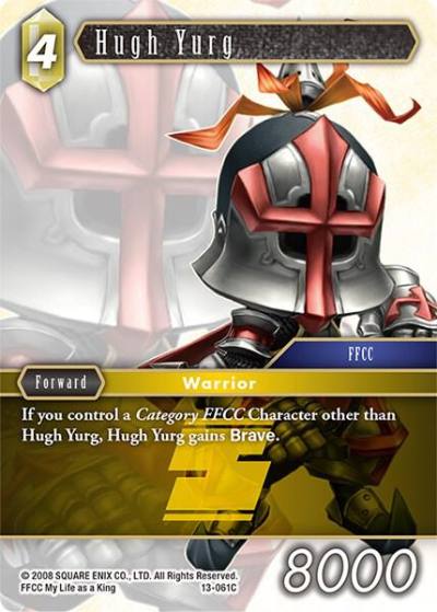Hugh Yurg 13-061C Opus XIII: Crystal Radiance Final Fantasy card