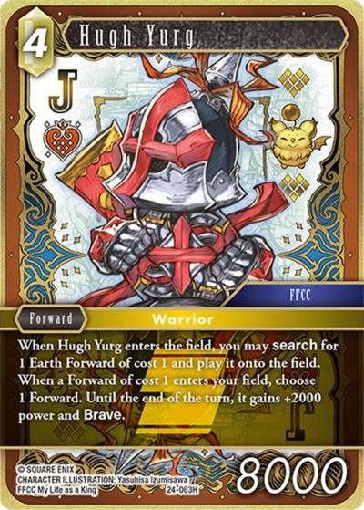 Hugh Yurg 24-063H Hidden Legends Final Fantasy card