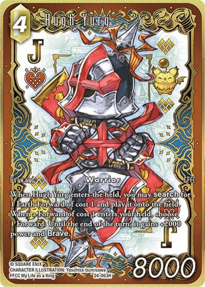 Hugh Yurg Full Art 24-063H Hidden Legends Final Fantasy card