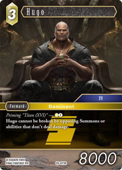 Hugo 29-071R Blissful Eternity Final Fantasy card