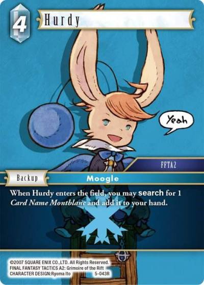 Hurdy 5-043R Opus V Final Fantasy card