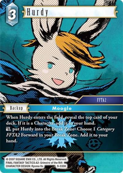 Hurdy 9-030H Opus IX Final Fantasy card