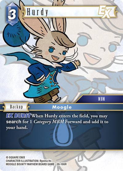 Hurdy EX 28-106R Dreamlike Oceans Final Fantasy card