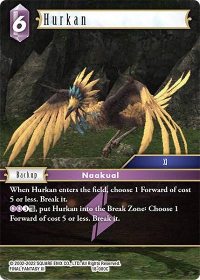 Hurkan 18-080C Resurgence of Power Final Fantasy card