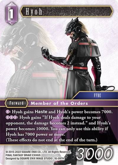 Hyoh 16-097H Emissaries of Light Final Fantasy card