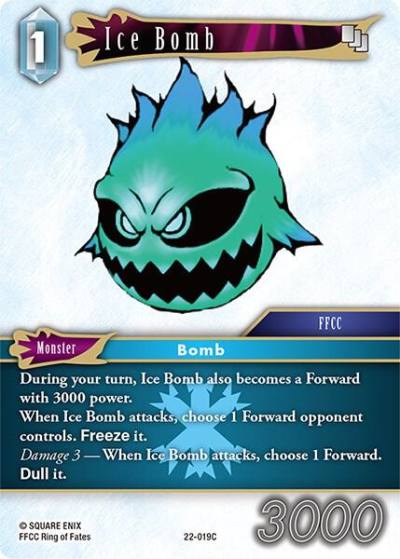 Ice Bomb 22-019C Hidden Hope Final Fantasy card