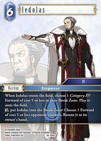Iedolas 26-104H Gunslinger in the abyss Final Fantasy card
