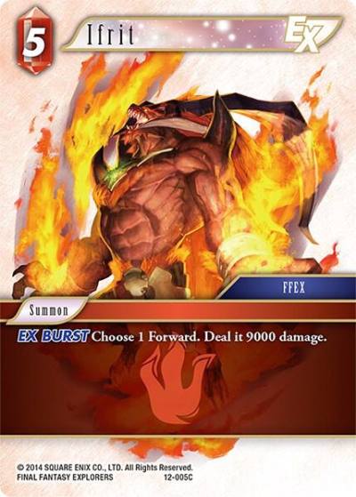 Ifrit EX 12-005C Opus XII Final Fantasy card