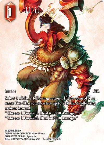 Ifrit Full Art Re-003H/20-003H Legacy Collection Final Fantasy card