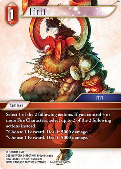 Ifrit Re-003H/20-003H Legacy Collection Final Fantasy card