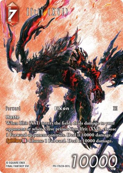 Ifrit XVI Full Art 24-001L Hidden Legends Final Fantasy card