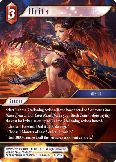 Ifrita 9-002H Opus IX Final Fantasy card