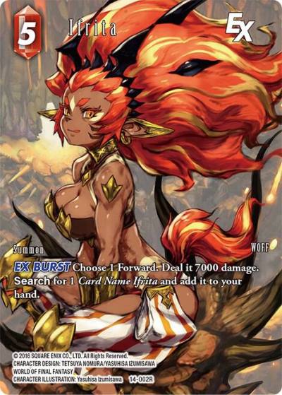 Ifrita EX Full Art 14-002R Opus XIV: Crystal Abyss Final Fantasy card