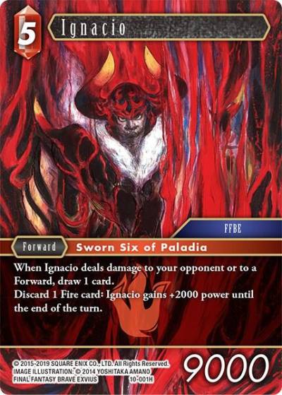 Ignacio 10-001H Opus X Final Fantasy card
