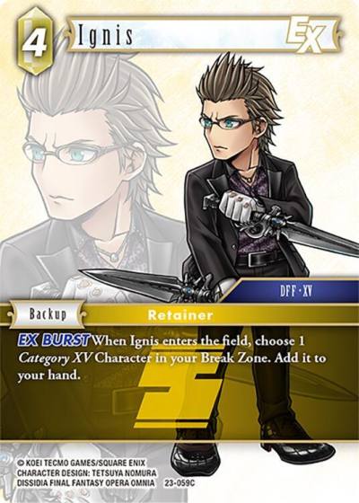 Ignis 23-059C Hidden Trials Final Fantasy card