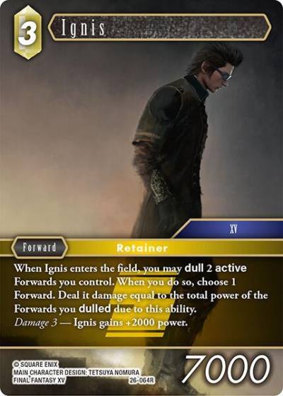 Ignis 26-064R Gunslinger in the abyss Final Fantasy card