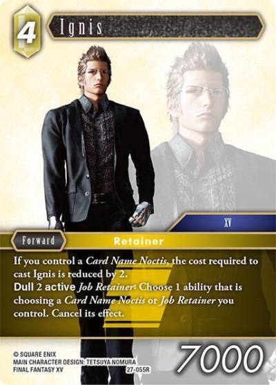 Ignis 27-055R Journey of discovery Final Fantasy card