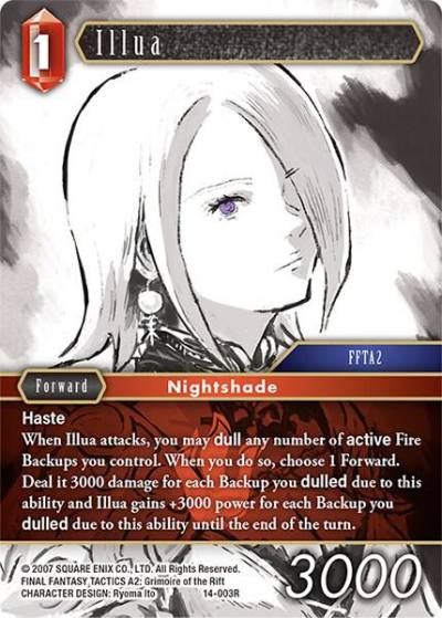 Illua 14-003R Opus XIV: Crystal Abyss Final Fantasy card