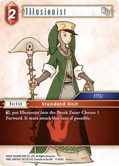 Illusionist 6-005C Opus VI Final Fantasy card