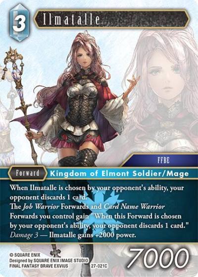 Ilmatalle 27-021C Journey of discovery Final Fantasy card