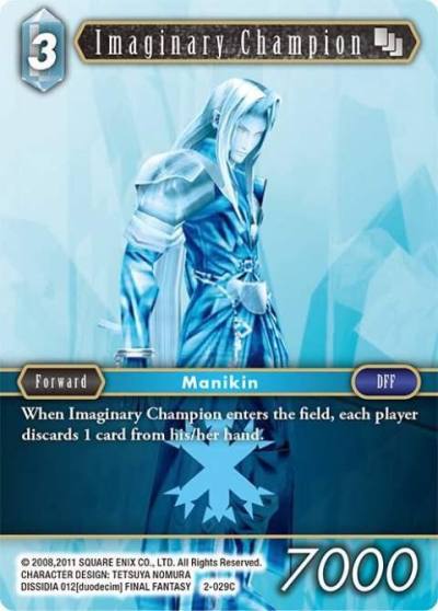 Imaginary Champion 2-029C Opus II Final Fantasy card