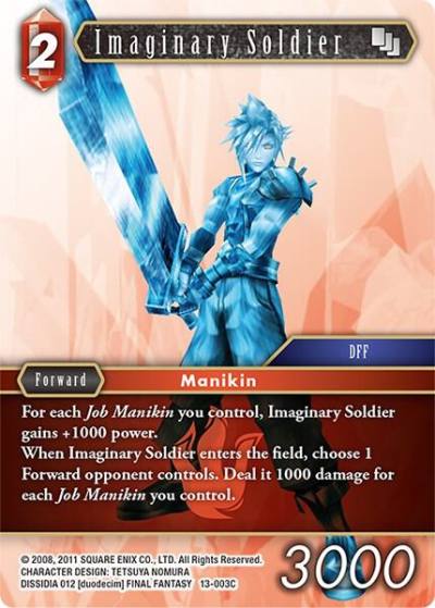 Imaginary Soldier 13-003C Opus XIII: Crystal Radiance Final Fantasy card