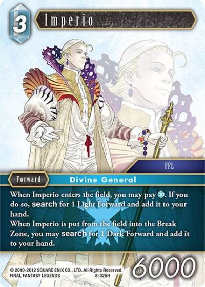 Imperio 8-025H Opus VIII Final Fantasy card