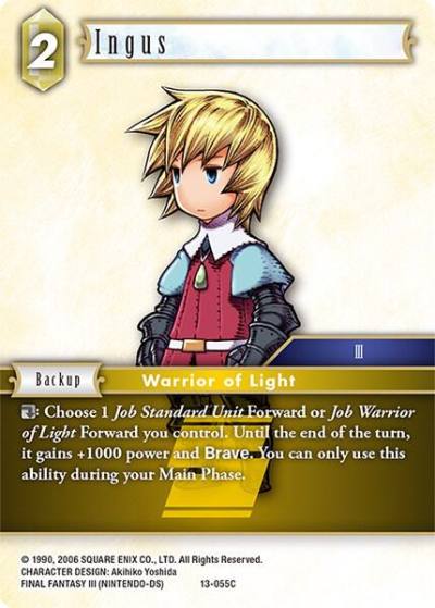 Ingus 13-055C Opus XIII: Crystal Radiance Final Fantasy card