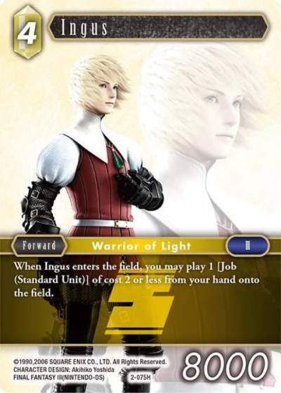 Ingus 2-075H Opus II Final Fantasy card