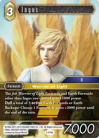 Ingus 5-074H Opus V Final Fantasy card