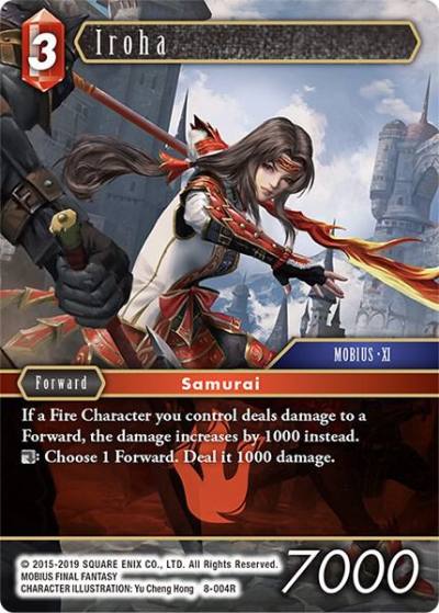 Iroha 8-004R Opus VIII Final Fantasy card