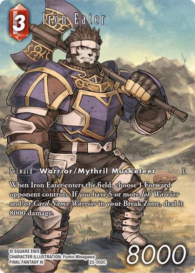 Iron Eater Full Art 25-002C Tears of the Planet Final Fantasy card