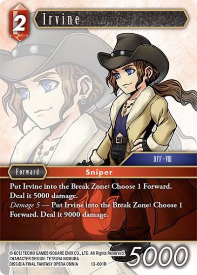 Irvine 13-001R Opus XIII: Crystal Radiance Final Fantasy card