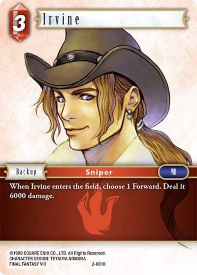 Irvine 2-001H Opus II Final Fantasy card