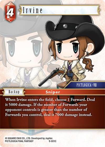 Irvine 9-001C Opus IX Final Fantasy card