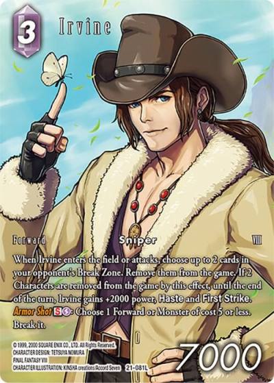 Irvine Full Art 21-081L Beyond Destiny Final Fantasy card