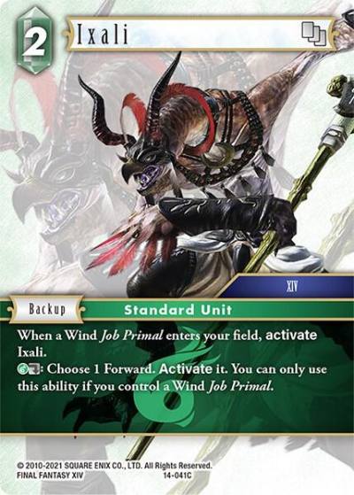 Ixali 14-041C Opus XIV: Crystal Abyss Final Fantasy card