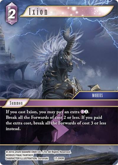 Ixion 17-090R Rebellion's Call Final Fantasy card