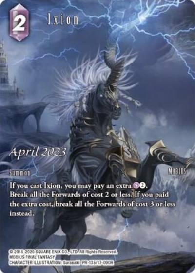 Ixion April 2023 PR-135/17-090R Rebellion's Call Final Fantasy card