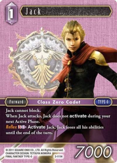 Jack 3-111H Opus III Final Fantasy card
