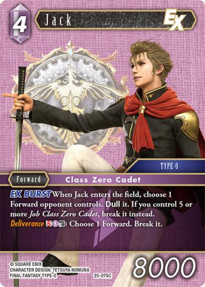 Jack EX 25-075C Tears of the Planet Final Fantasy card