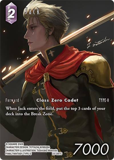 Jack Full Art 23-087C Hidden Trials Final Fantasy card