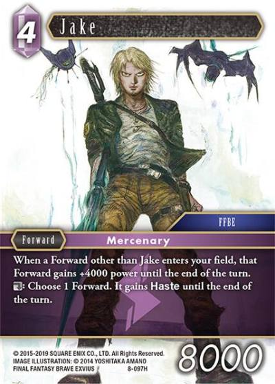 Jake 8-097H Opus VIII Final Fantasy card