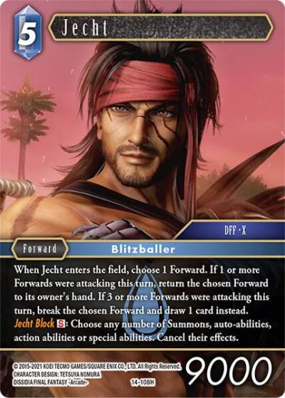 Jecht 14-108H Opus XIV: Crystal Abyss Final Fantasy card