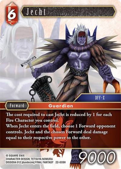 Jecht 22-009H Hidden Hope Final Fantasy card