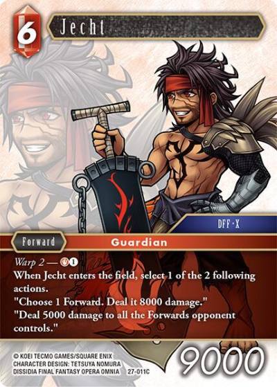 Jecht 27-011C Journey of discovery Final Fantasy card