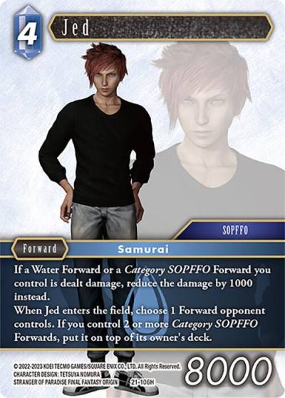 Jed 21-106H Beyond Destiny Final Fantasy card