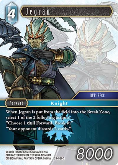 Jegran 23-026C Hidden Trials Final Fantasy card
