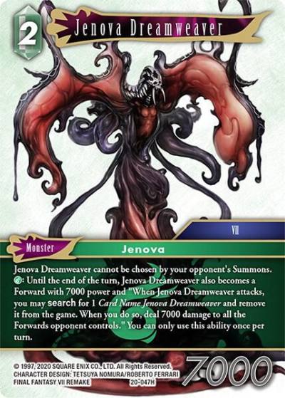Jenova Dreamweaver 20-047H Dawn of Heroes Final Fantasy card
